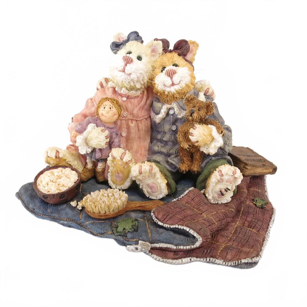 Boyds The Purrstone Collection #371011 Catarina and Sassy Purrfect Friends
